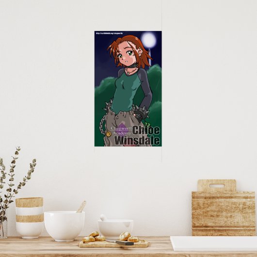 Chloe Winsdale: "Happy顔". ポスター (キッチン)