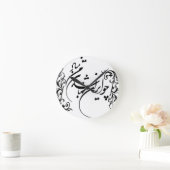 Cho Iran Nabashad Wall Clock ラウンド壁時計 (ホーム)