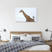 Chobe National Pキリン(Giraffa camelopardalis) キャンバスプリント (インサイチュ (寝室))