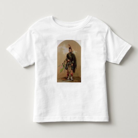 Chobhamの第79高地居住者のパイパー トドラーTシャツ (正面)