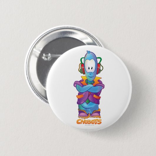 CHOBOT 缶バッジ (正面&裏面)