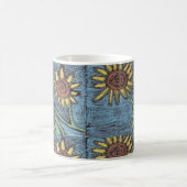 CHOCのための子供たちのアート - 永遠のひまわり コーヒーマグカップ (中央)