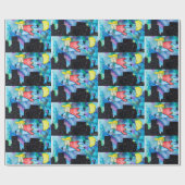 CHOCのキッズアート – すごい Hero ラッピングペーパー (フラット)