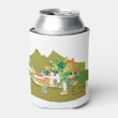 CHOCキッズアートディノロア 缶クーラー (缶正面)