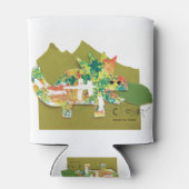 CHOCキッズアートディノロア 缶クーラー (裏面)