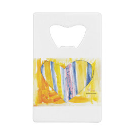 CHOC向けキッズアート – ビッグハート クレジットカード栓抜き