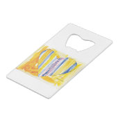 CHOC向けキッズアート – ビッグハート クレジットカード栓抜き (正面アングル)