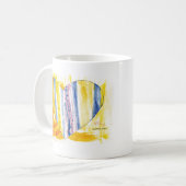 CHOC向けキッズアート – ビッグハート コーヒーマグカップ (正面左)