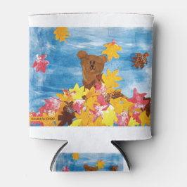 CHOC用キッズアート – 紅葉ベア 缶クーラー