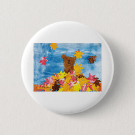 CHOC用キッズアート – 紅葉ベア 缶バッジ