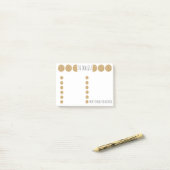 "Choc Chip Cookie"をリストする ポストイット (デスク上)