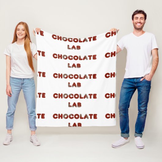 choc labカナダ国旗の名前 フリースブランケット (インサイチュ)