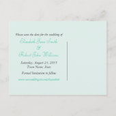 Choc Mint Decorヴィンテージ日付ポストカードの保存 案内ポストカード (裏面)