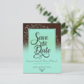 Choc Mint Decorヴィンテージ日付ポストカードの保存 案内ポストカード (スタンド正面)