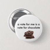 chocaholicsのためのバッジ 缶バッジ (正面&裏面)