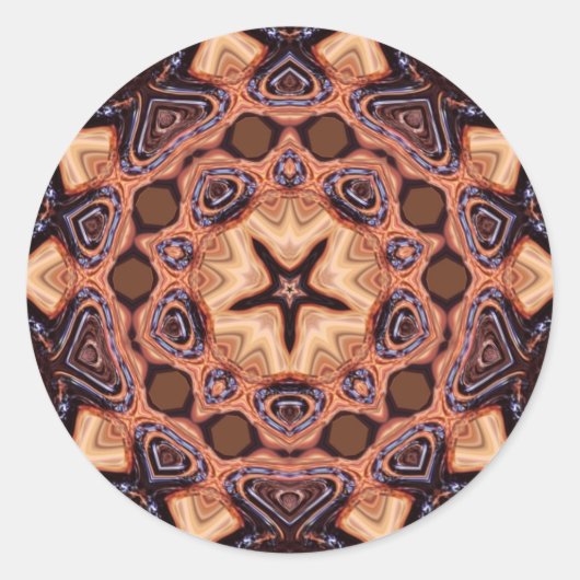 chocdotsステッカー ラウンドシール (正面)