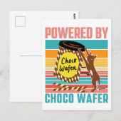 CHOCOウェーハで駆動 – CHOCOウェーハおよび猫好き ポストカード (正面/裏面)