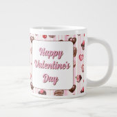 Chocoハートカスタマイズ可能な特殊マグカップ ジャンボコーヒーマグカップ (右)