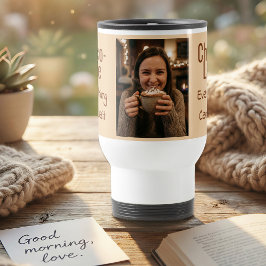 Choco-Late Everything Can Wait Photo トラベルマグ