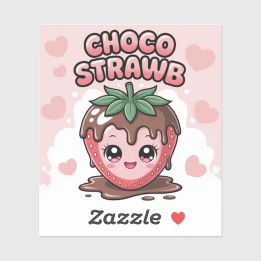 CHOCO STRAWB シール (シート)
