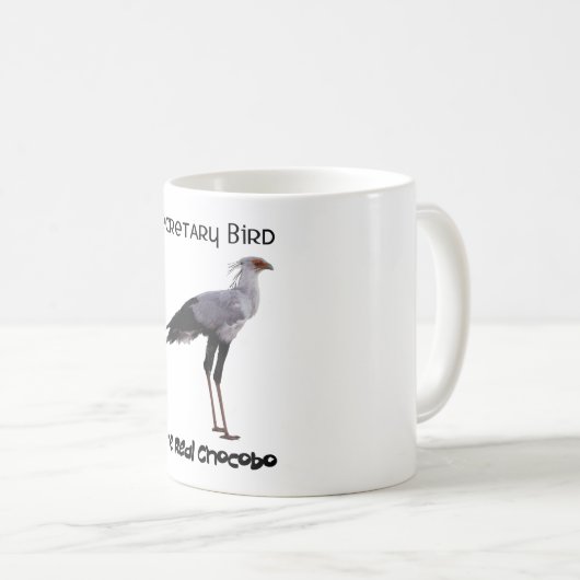 Chocobo (ヘビクイワシ) -淡色のマグのための… コーヒーマグカップ (正面右)