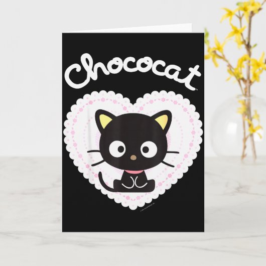 Chococat Sweet Valentine Tee Shirt  カード (黄色い花)