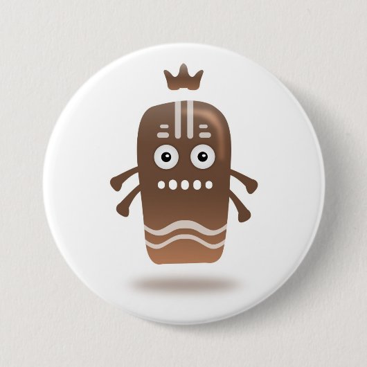 ChocoChoboボタン 缶バッジ (正面)