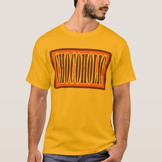 Chocoholicの棒キャンディのラッパーのスタイル Tシャツ (正面)