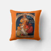 Chocolatの理想的なヴィンテージPosterEurope クッション (裏面)