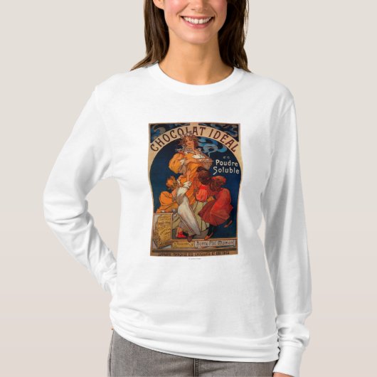 Chocolatの理想的なヴィンテージPosterEurope Tシャツ (正面)