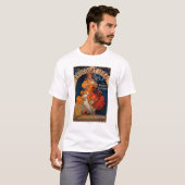 Chocolatの理想的なヴィンテージPosterEurope Tシャツ (正面フル)