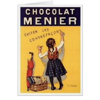 chocolatのmenier広告
