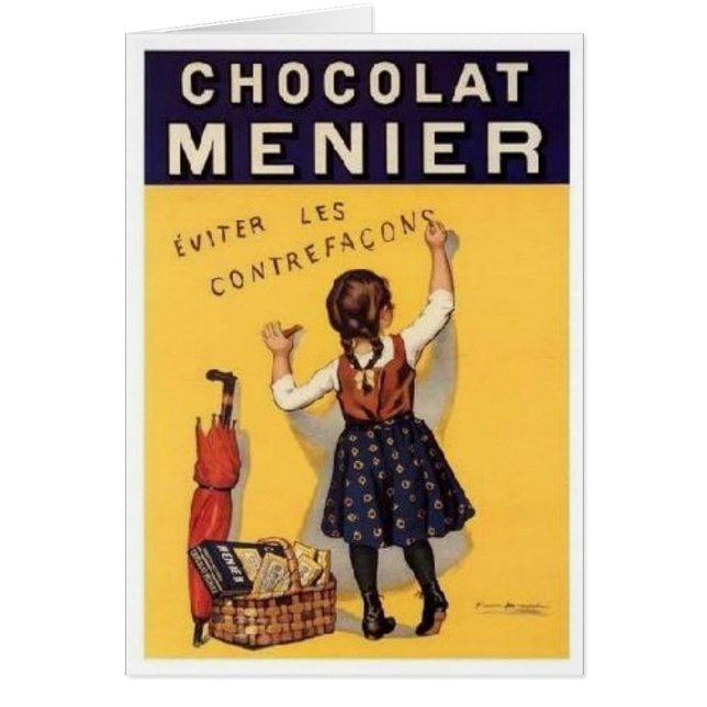 chocolatのmenier広告 (正面)