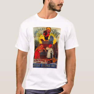 Chocolat du Sport Vintage PosterEurope Tシャツ