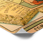 Chocolat Idéal Advertising by Alfons Mucha ポスター (角)