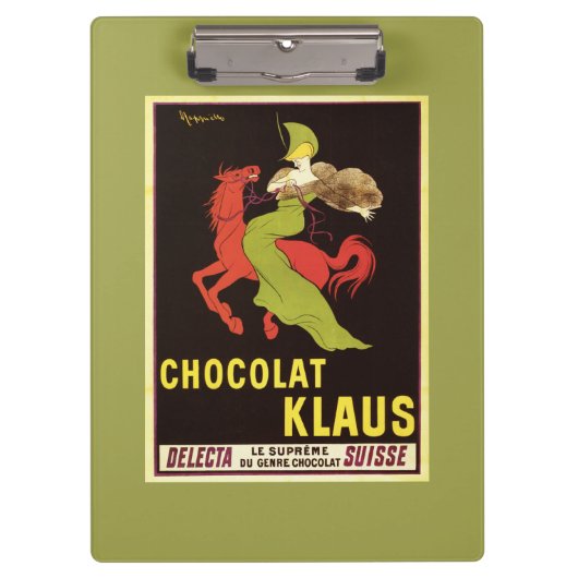 Chocolat Klaus広告ポスター クリップボード (正面)