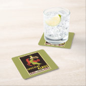 Chocolat Klaus広告ポスター スクエアペーパーコースター (インサイチュ)