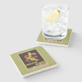 Chocolat Klaus広告ポスター ストーンコースター (横)