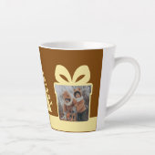 Chocolate 2 Photo Minimalist Keepsake カフェラテマグ (右)