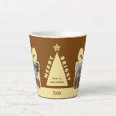 Chocolate 2 Photo Minimalist Keepsake カフェラテマグ (正面)