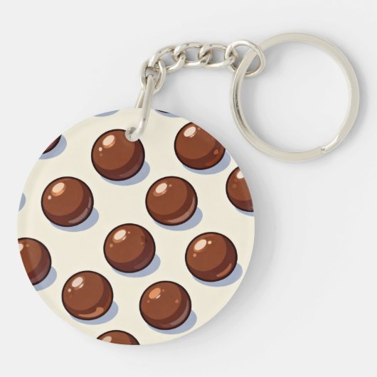 Chocolate Ball Candy Keychain キーホルダー (裏面)