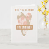 Chocolate & Biscuits Happy valentine's Day カード (黄色い花)