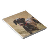 Chocolate Brown Labrador Retriever ノートパッド (アングル)