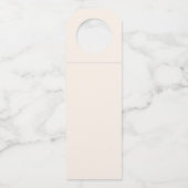 Chocolate Brown Signature Party Celebration ボトルネックタグ (裏面)