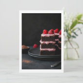 chocolate cake 招待状 (スタンド正面)