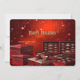 Chocolate Candy Christmas Holiday Card シーズンカード