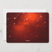 Chocolate Candy Christmas Holiday Card シーズンカード (裏面)