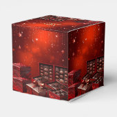 Chocolate Candy Christmas Holiday Favor Box フェイバーボックス (裏面サイド)