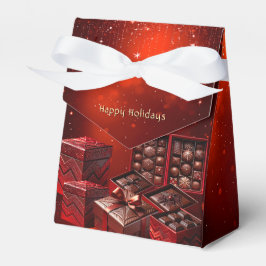 Chocolate Candy Christmas Holiday Gift Box フェイバーボックス