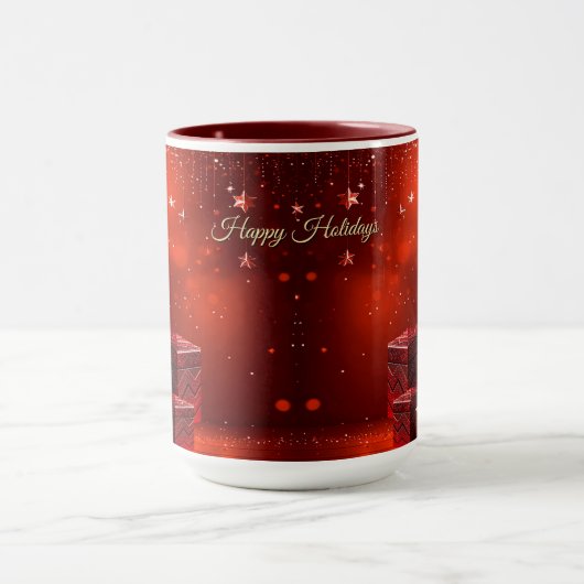 Chocolate Candy Christmas Holiday Mug マグカップ (中央)